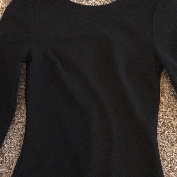 Express Black ribbed sheath dress - Picture 4 of 7